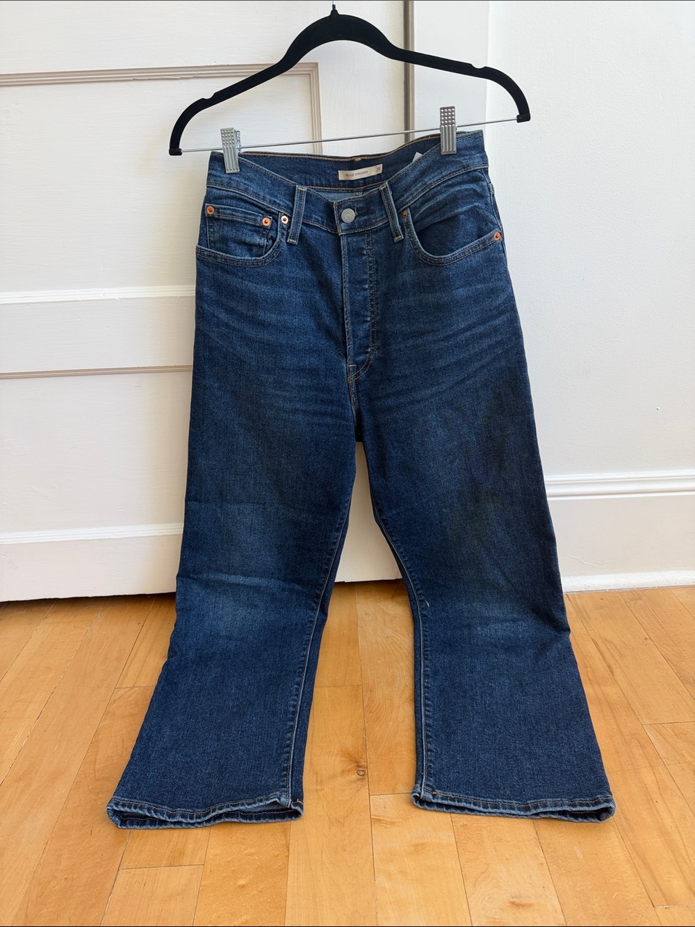 Levi's Dark Blue Wide Leg Jeans
